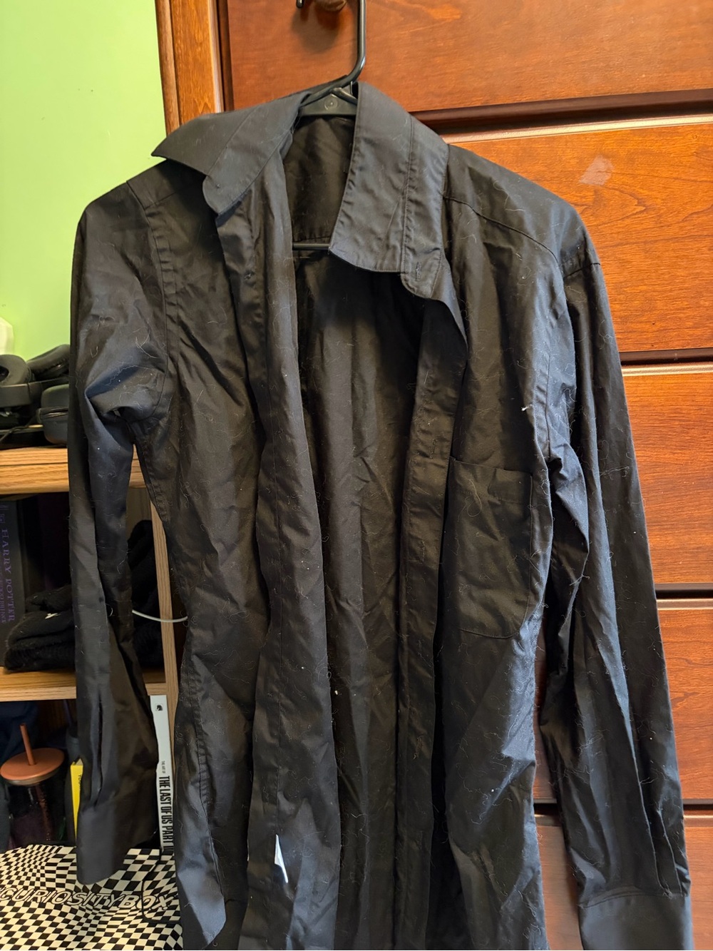 Small Black Men's Dress Shirt